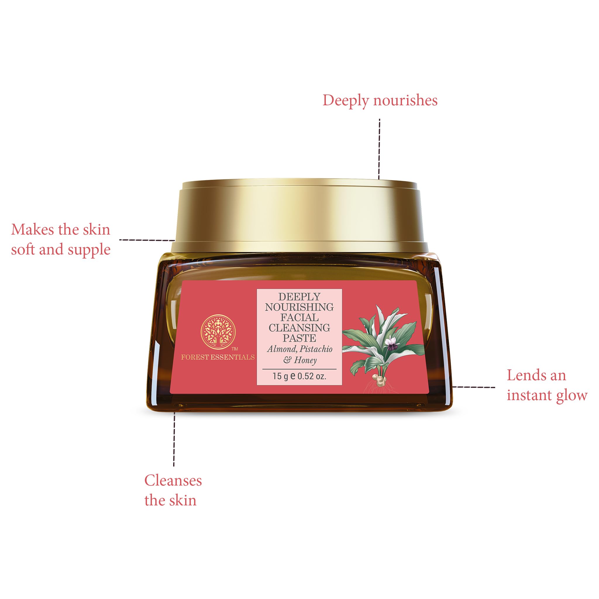 Forest Essentials Facial Cleansing Paste for Dry Skin – view 3