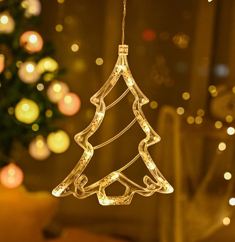 The Purple Tree Plastic Christmas Reindeer LED Curtain Lights -2.5 M (Pack of 1) Warm White, Lights for Christmas, Christmas Lights, Led Curtain Light, Festive Light, – view 8
