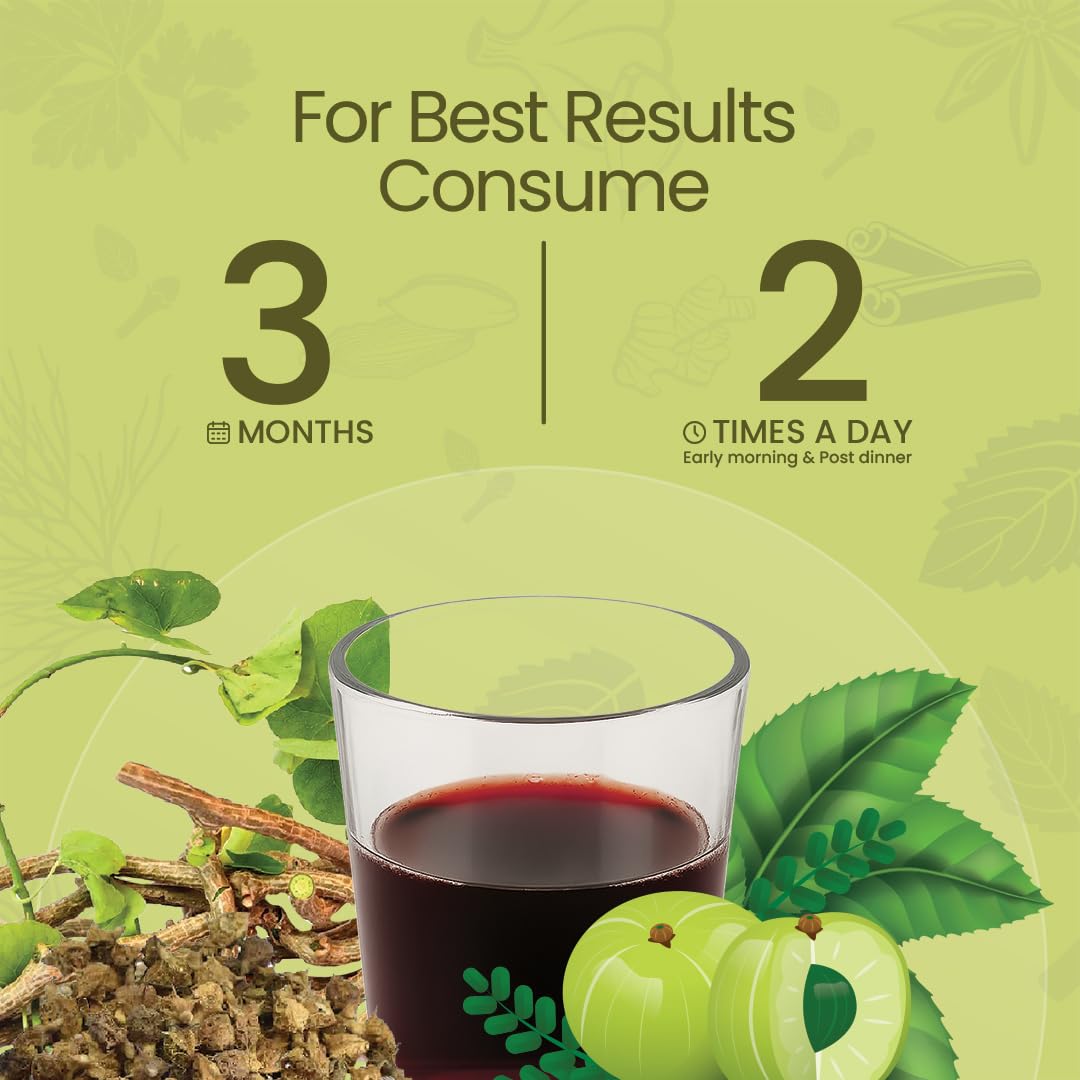 KRISHNA'S HERBAL & AYURVEDA Prostirid Juice, Enriched With 9 Other Herbs, No Artificial Colors or Flavors, 1000 Ml - (Pack of 1) – view 7