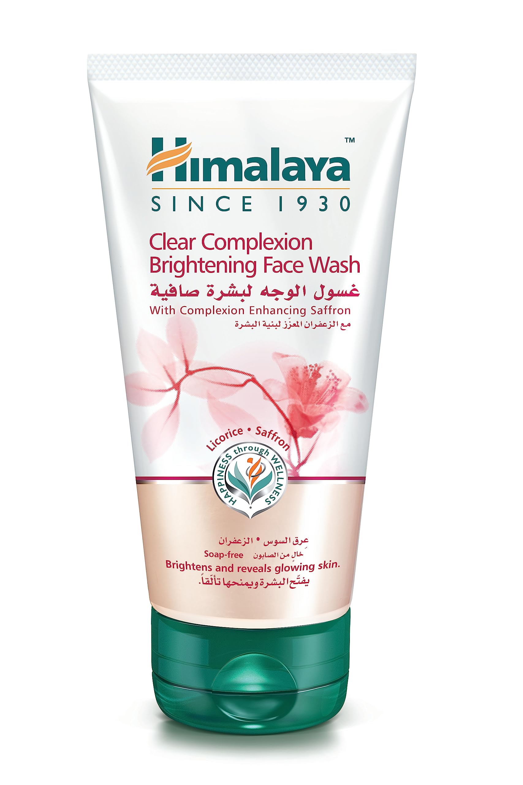 Himalaya face wash tube for acne-prone skin with pomegranate scent