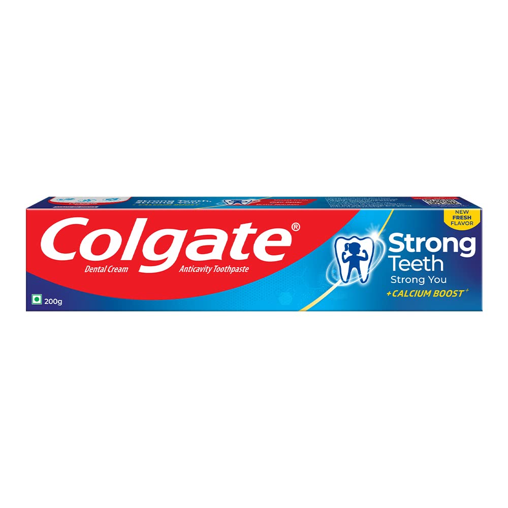 Colgate Strong Teeth cavity protection toothpaste tube 200 g pack