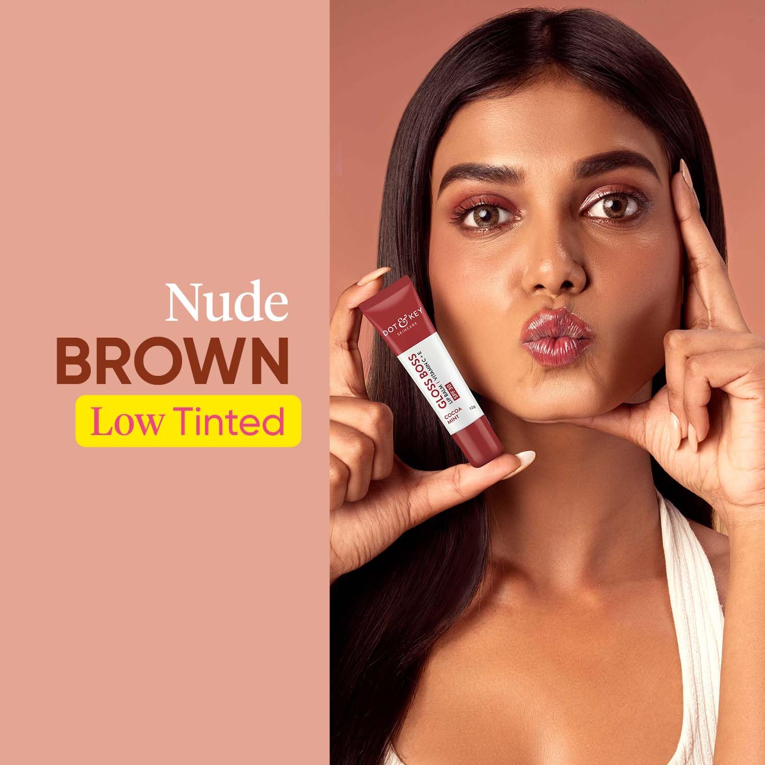 Dot & Key Cocoa Lip Balm with Shea Butter (12gm) for Naturally Glowing and Hydrated Lips – view 8