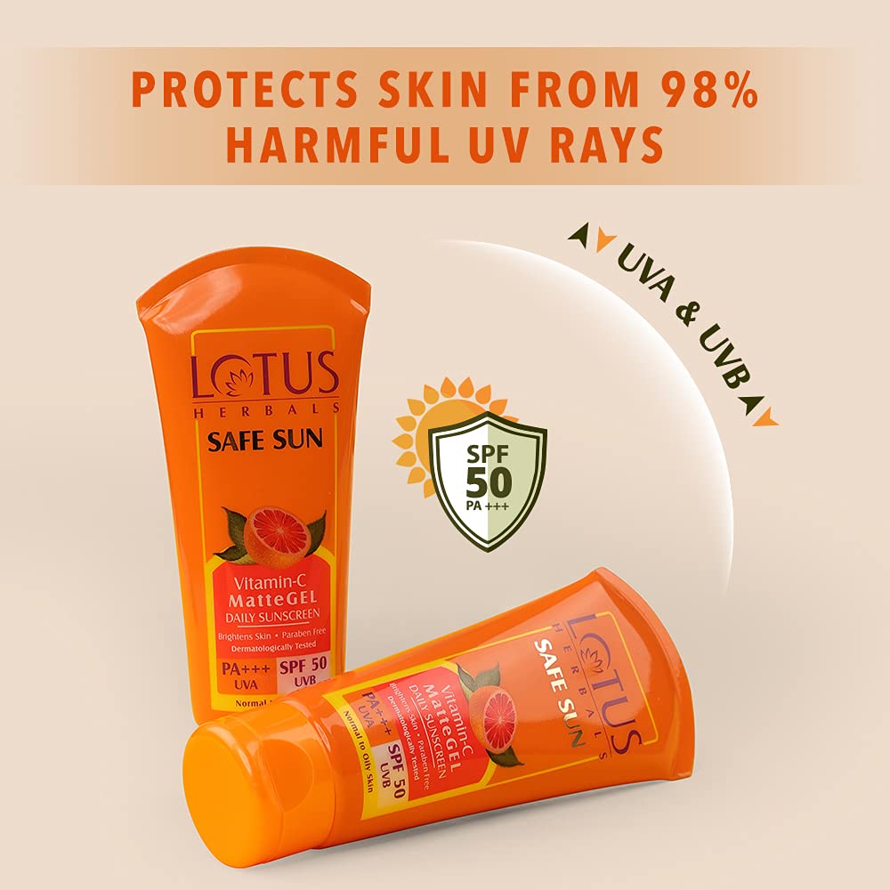 Lotus Herbals Safe Sun Vitamin C Matte Gel Daily Sunscreen – view 3
