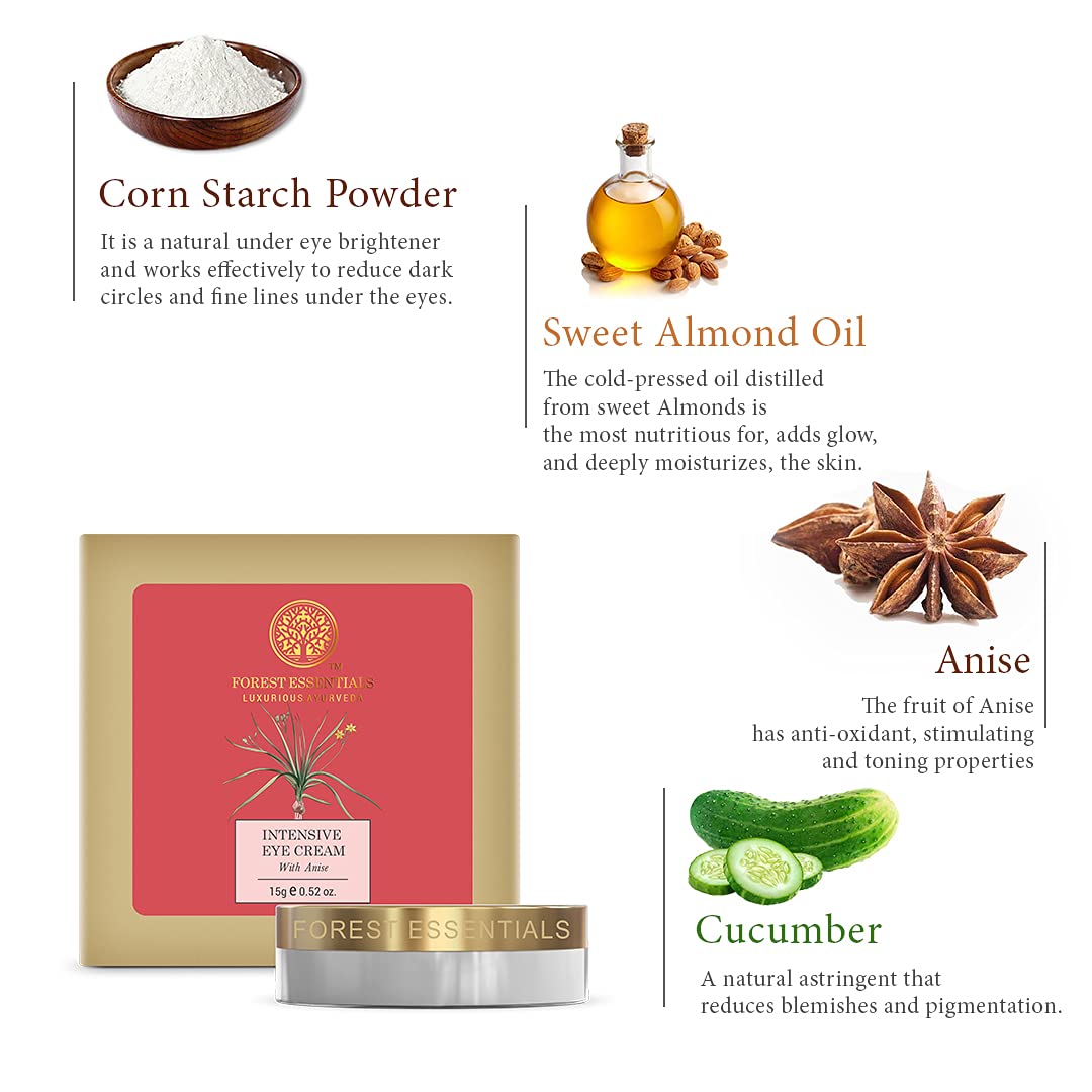 Forest Essentials Intensive Eye Cream with Anise – view 3
