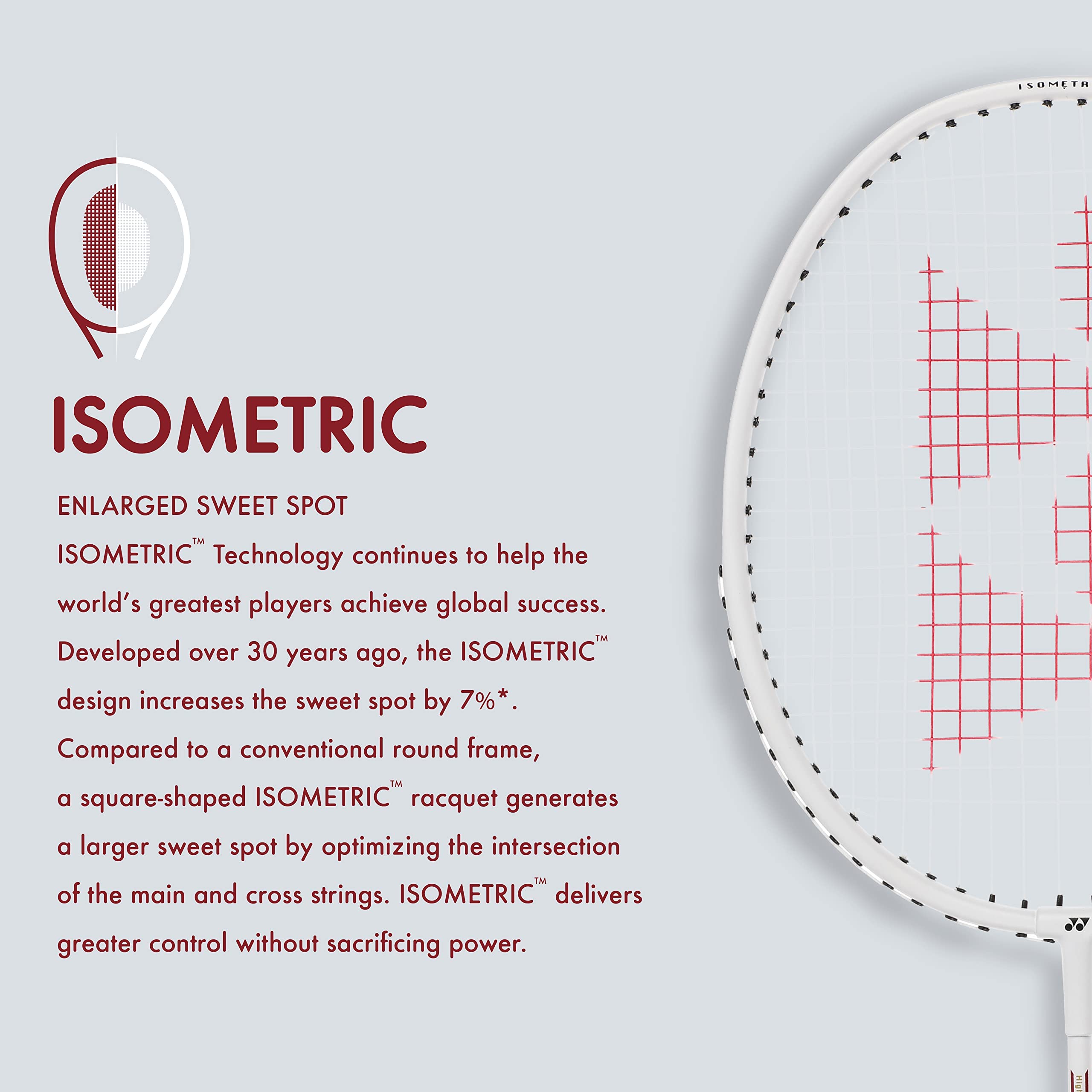 YONEX GR 303i Aluminium Strung Badminton Racket with Full Racket Cover (White) – view 4