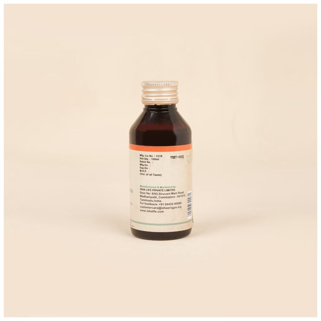 Isha life Nilibhrngadi Taila, Hair Oil (100 ml). Herbal hair oil. Oil for shiroabhyanga. Good for hair growth. – view 4