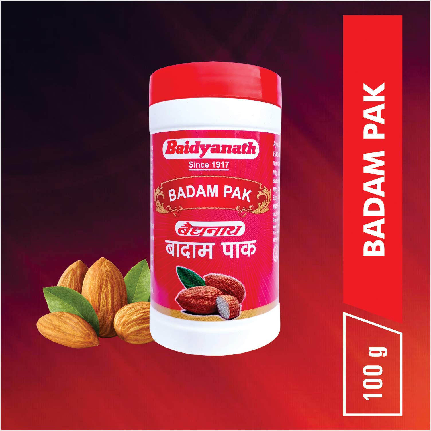 Baidyanath Badam Pak Improves Energy, Strength & Stamina - 100 g – view 4