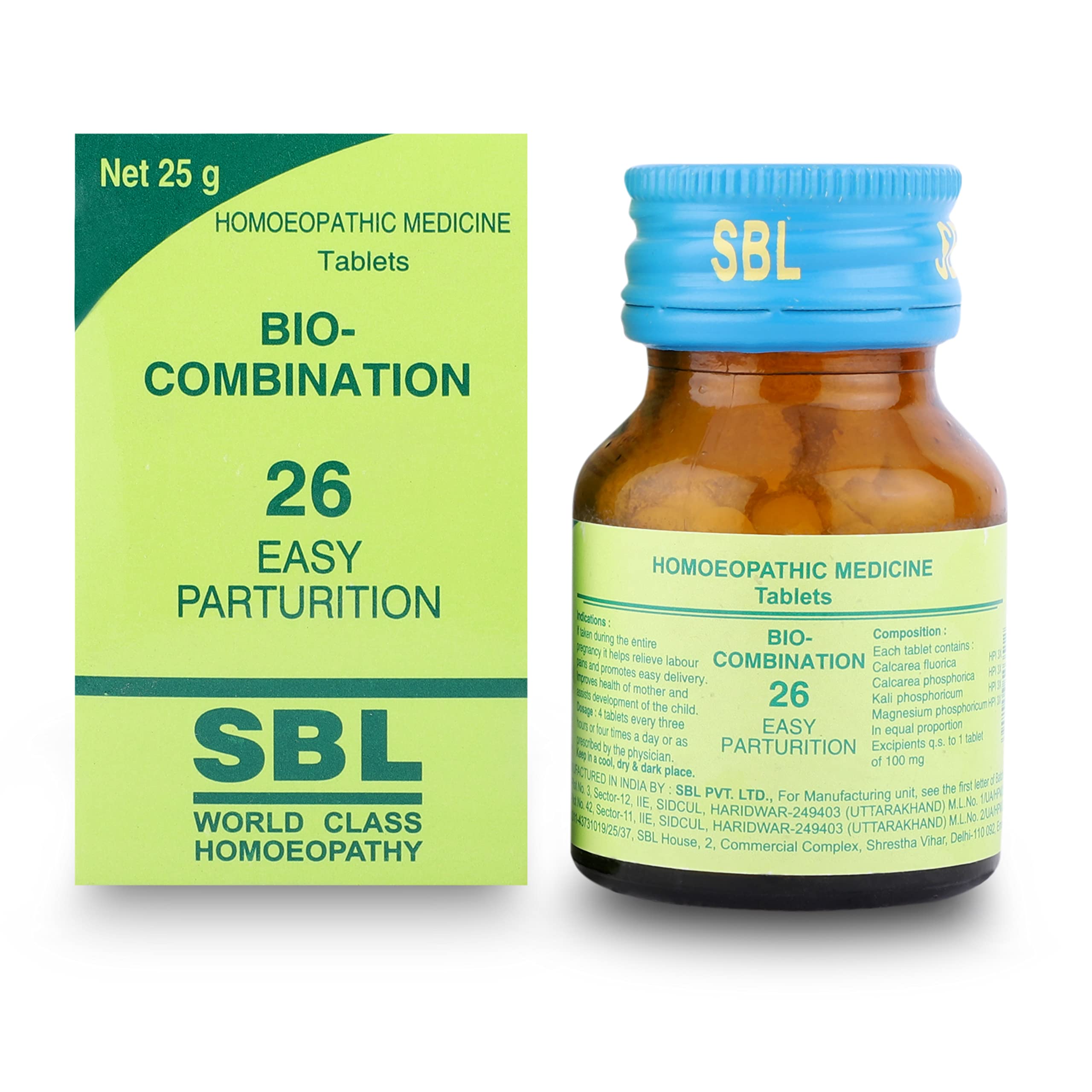 SBL Bio-Combination No. 26 bottle, 25 g pack