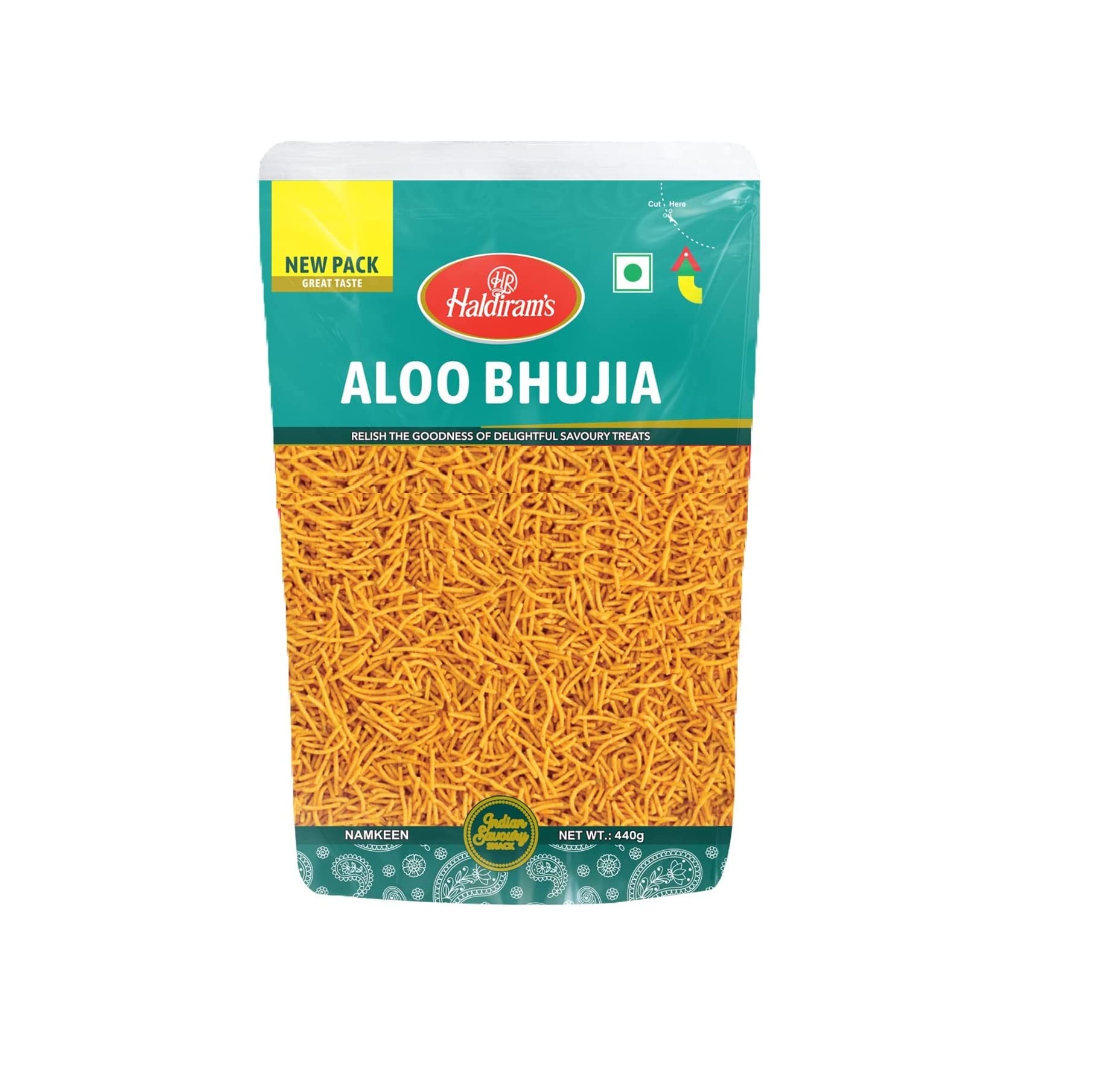 Haldiram's Namkeen - Aloo Bhujia, 440G