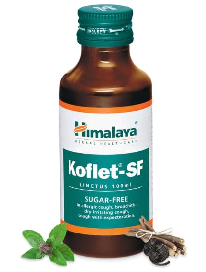 Himalaya Koflet SF Syrup twin 100 ml bottle pack
