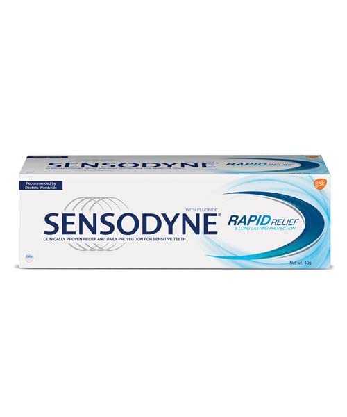 Sensodyne Freshness toothpaste tube with fluoride in 40 g size