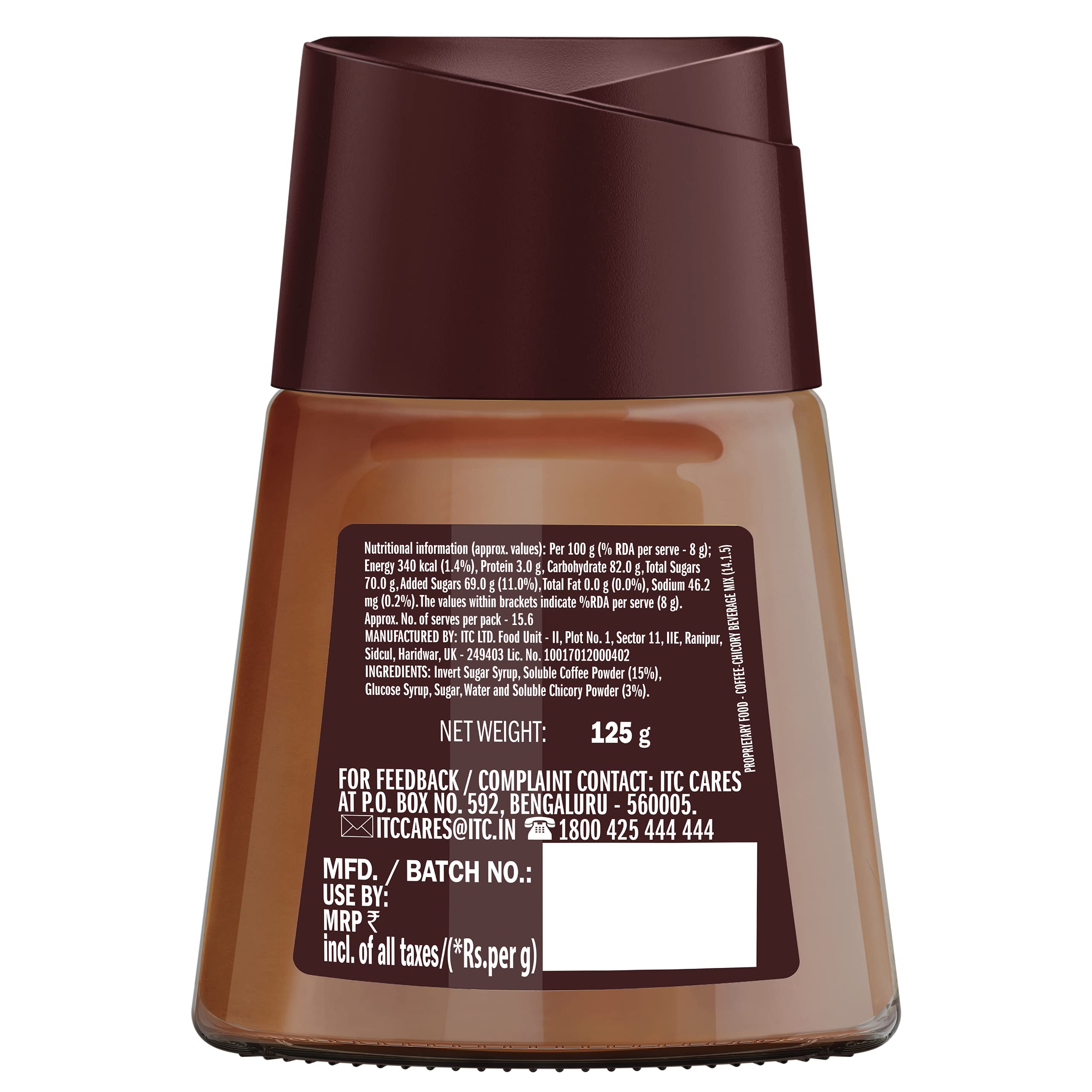 Sunbean Beaten Caffe, Instant Coffee Paste 125g Jar Make Hot Coffee, Cappuccino or Cold Coffee – view 2