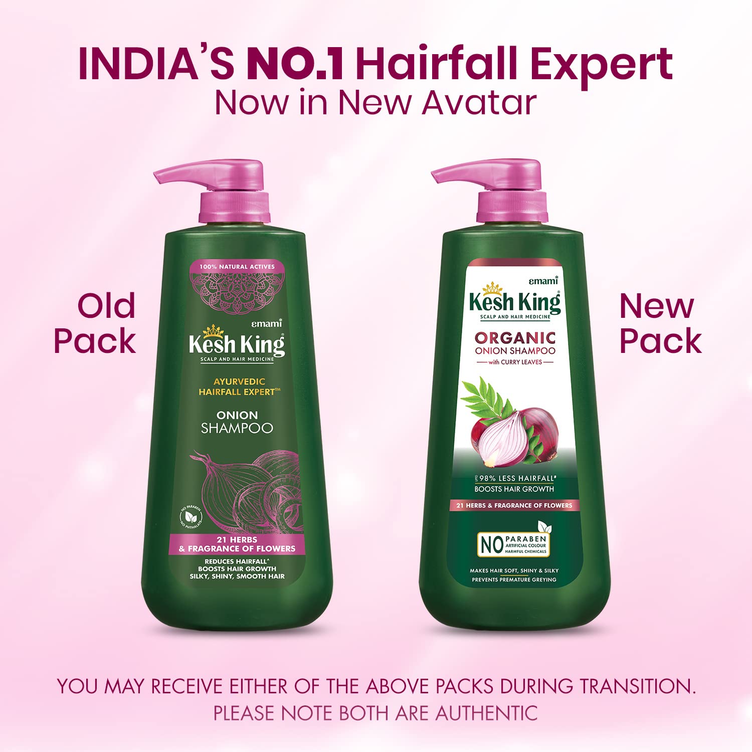 Kesh King Organic Onion Shampoo With Curry Leaves Reduces Hair Fall Upto 98%,Boosts Hair Growth&Keeps Hair Smooth Upto 48Hrs – view 7