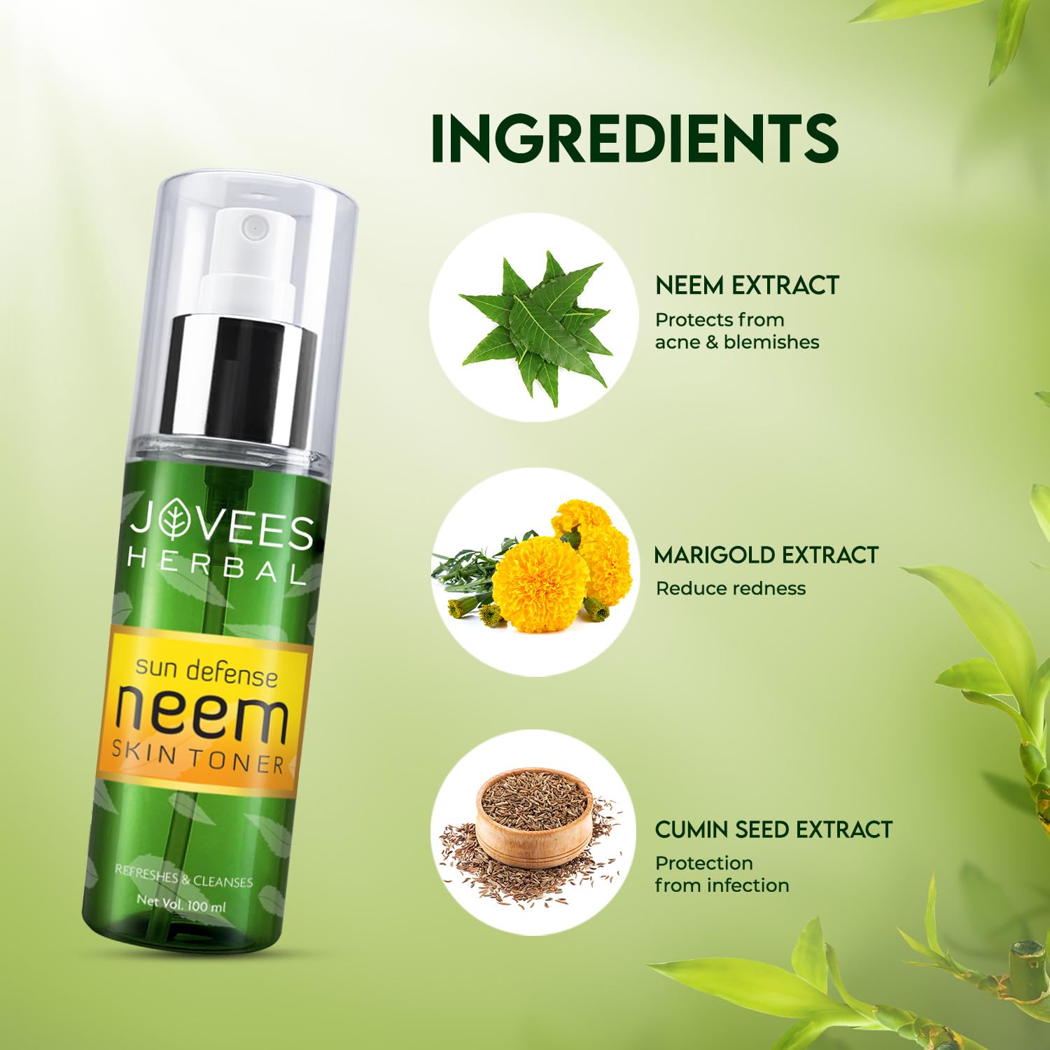 Jovees Herbal Neem Skin Toner – view 4