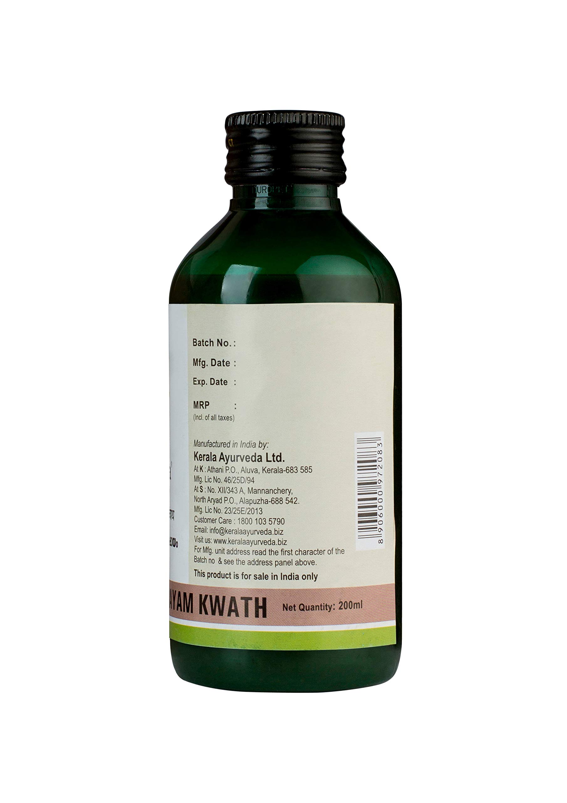 Kerala Ayurveda Dasamoolakaduthrayam Kwath 200 Ml – view 3