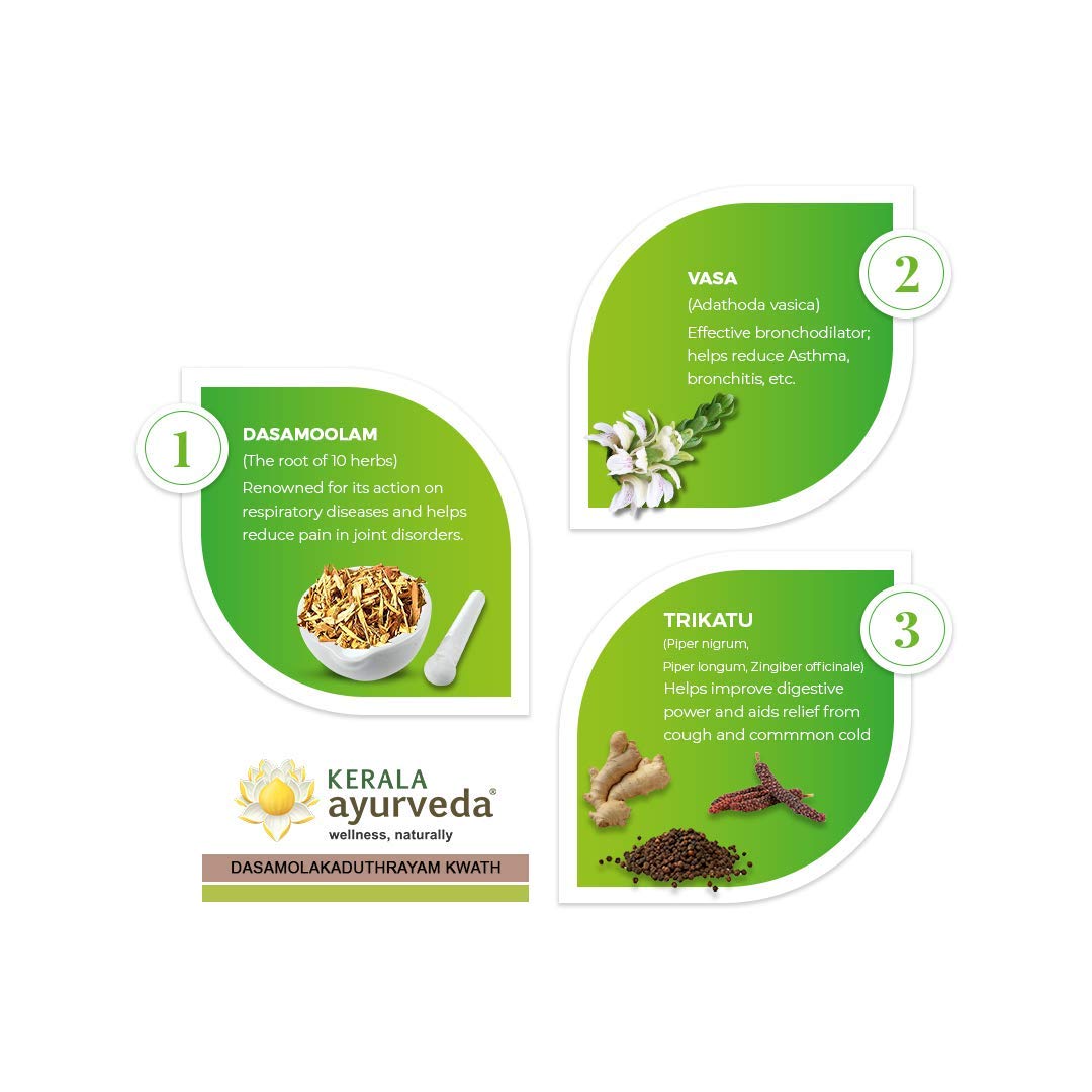 Kerala Ayurveda Dasamoolakaduthrayam Kwath 200 Ml – view 4