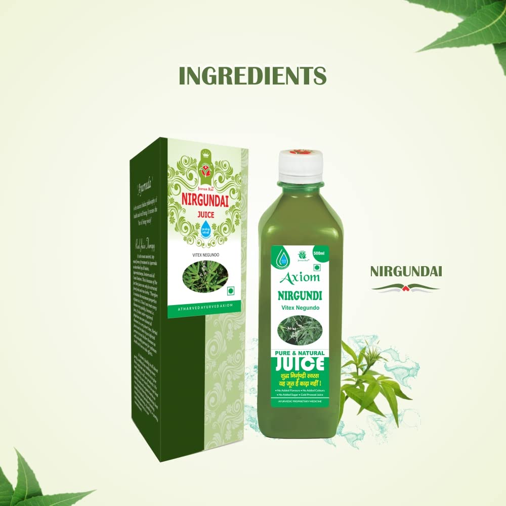 Axiom_Ayurveda Hair Growth Nirgundi Juice-Pack of 02 – view 3