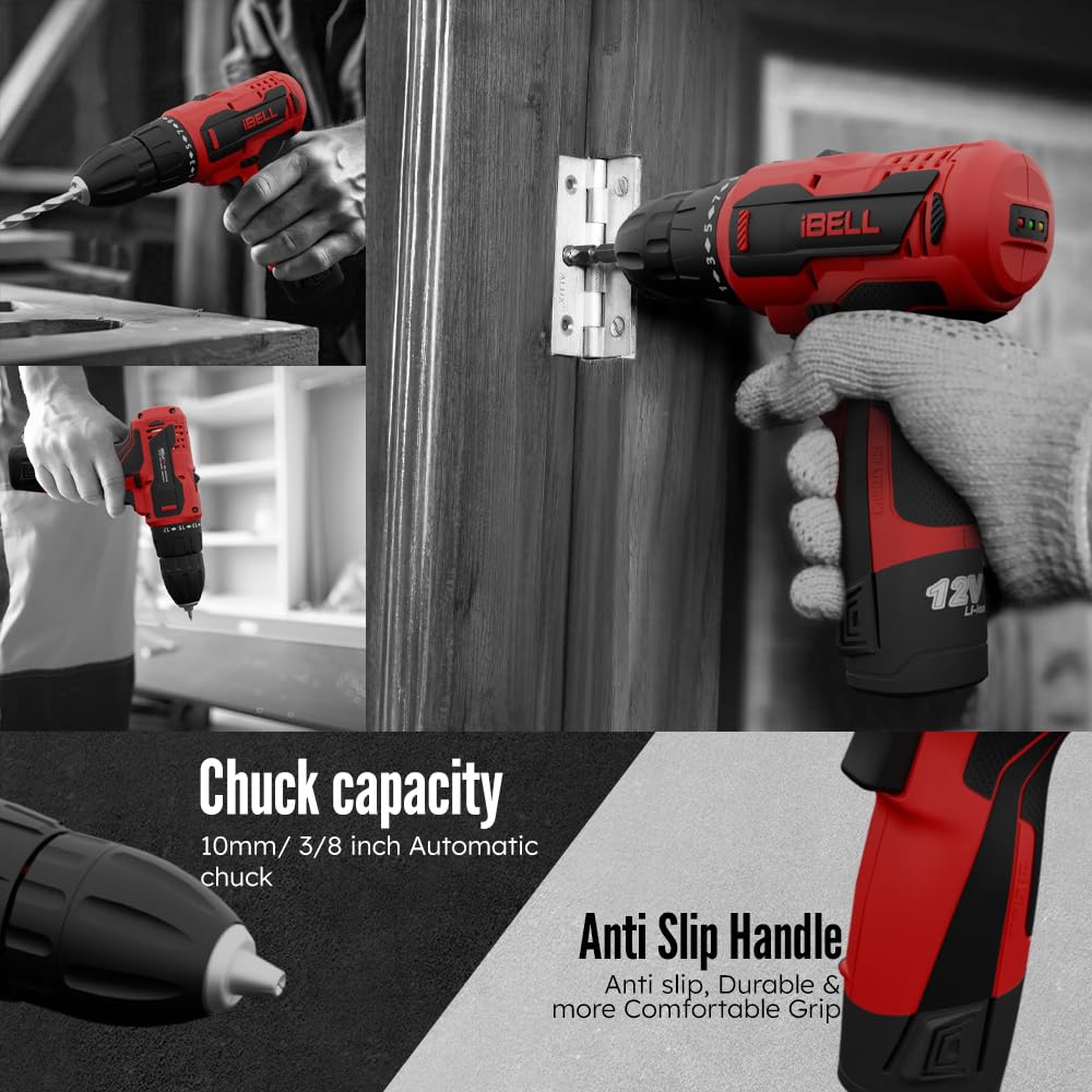 IBELL 12V Cordless Drill Driver CD12-74 – view 6