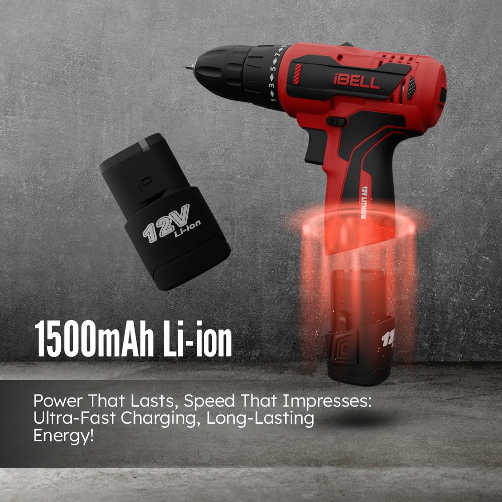 IBELL 12V Cordless Drill Driver CD12-74 – view 7