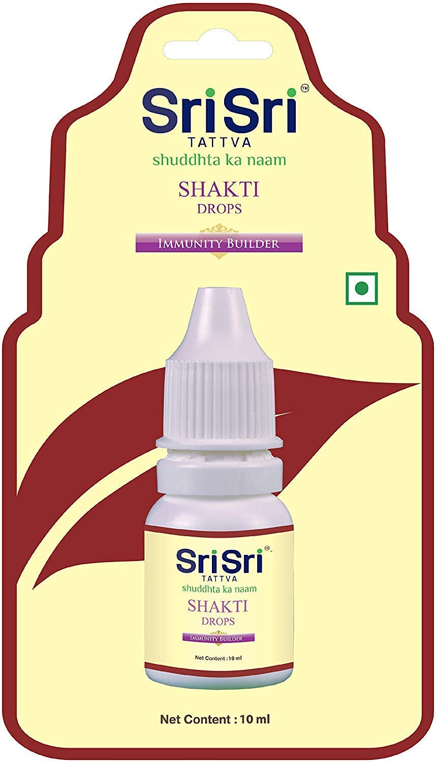 Sri Sri Shakti Drops 10 ml vegetarian immunity booster pack