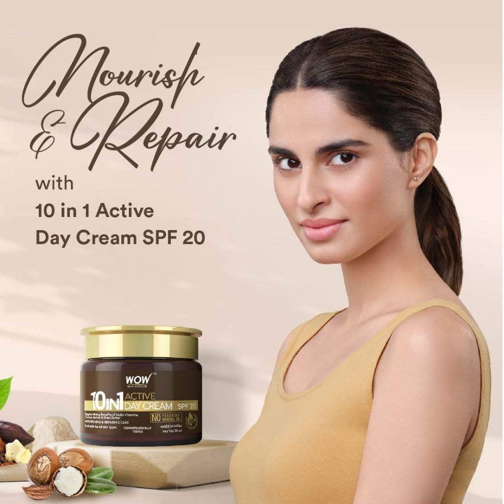 WOW Skin Science Cream 10 in 1 Age Miracle Face Cream- Day Cream With SPF 20- No Parabens & Mineral Oil - 50mL – view 2