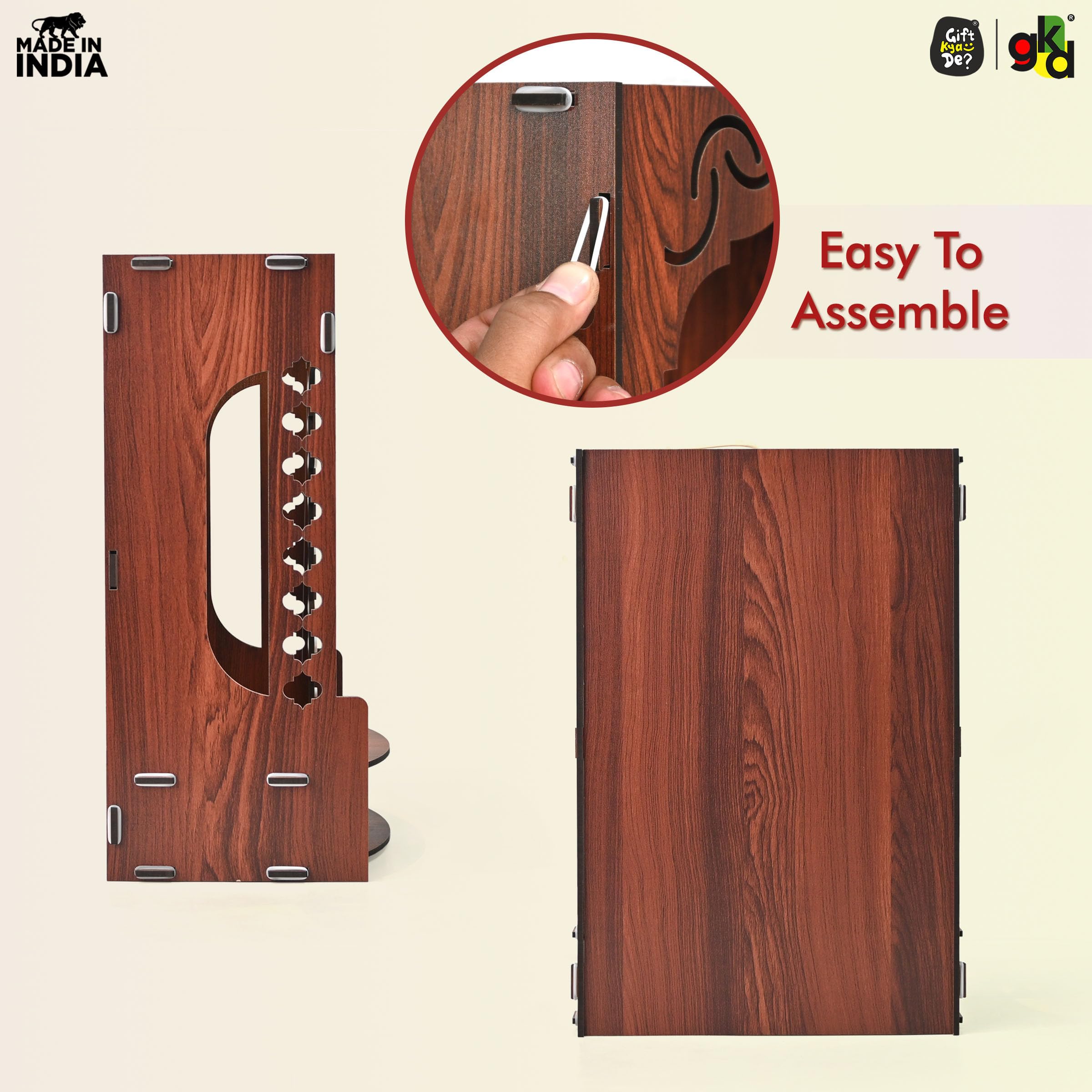 Gift Kya De Wooden Temple for Home Wall Mounted – view 5
