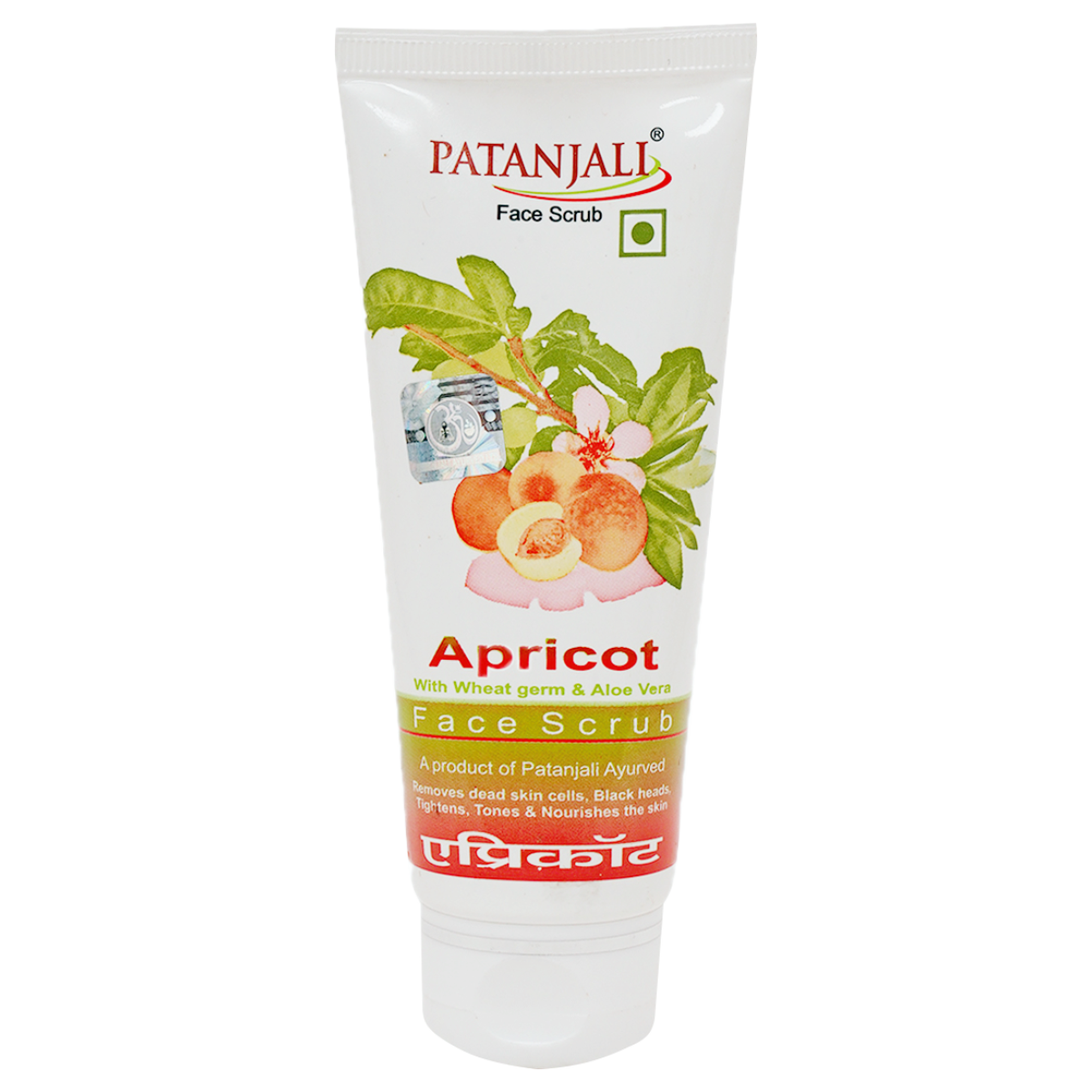 Front view of Patanjali Apricot Face Scrub 60 g
