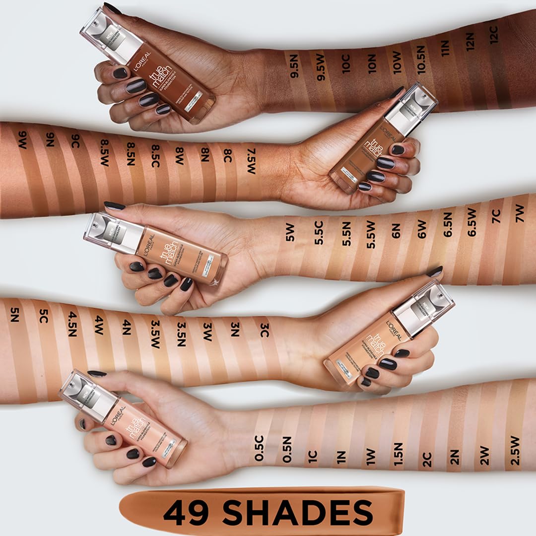 L'Oreal Paris True Match Super Blendable Liquid Foundation with Opaque Finish (Golden Beige 3D3W, 30ml) – view 6