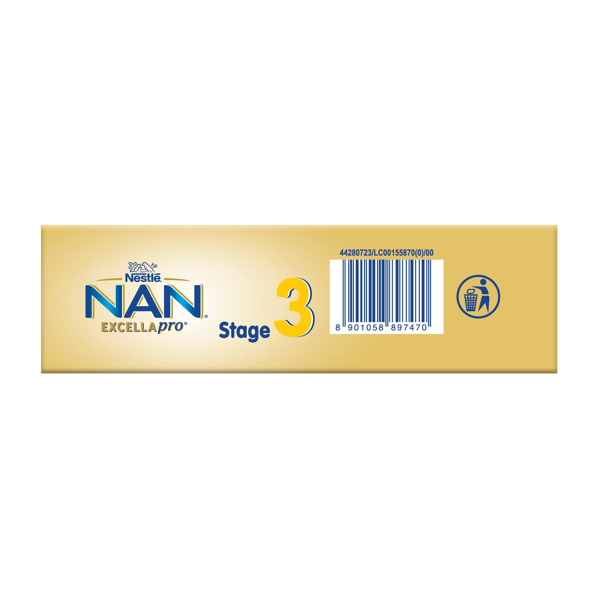 EXCELLAPRO Nestle Nan Excellapro 3 Follow-Up Formula-Powder After 12 Months, Stage 3, 400G Bag-In-Box Pack, Infant – view 4