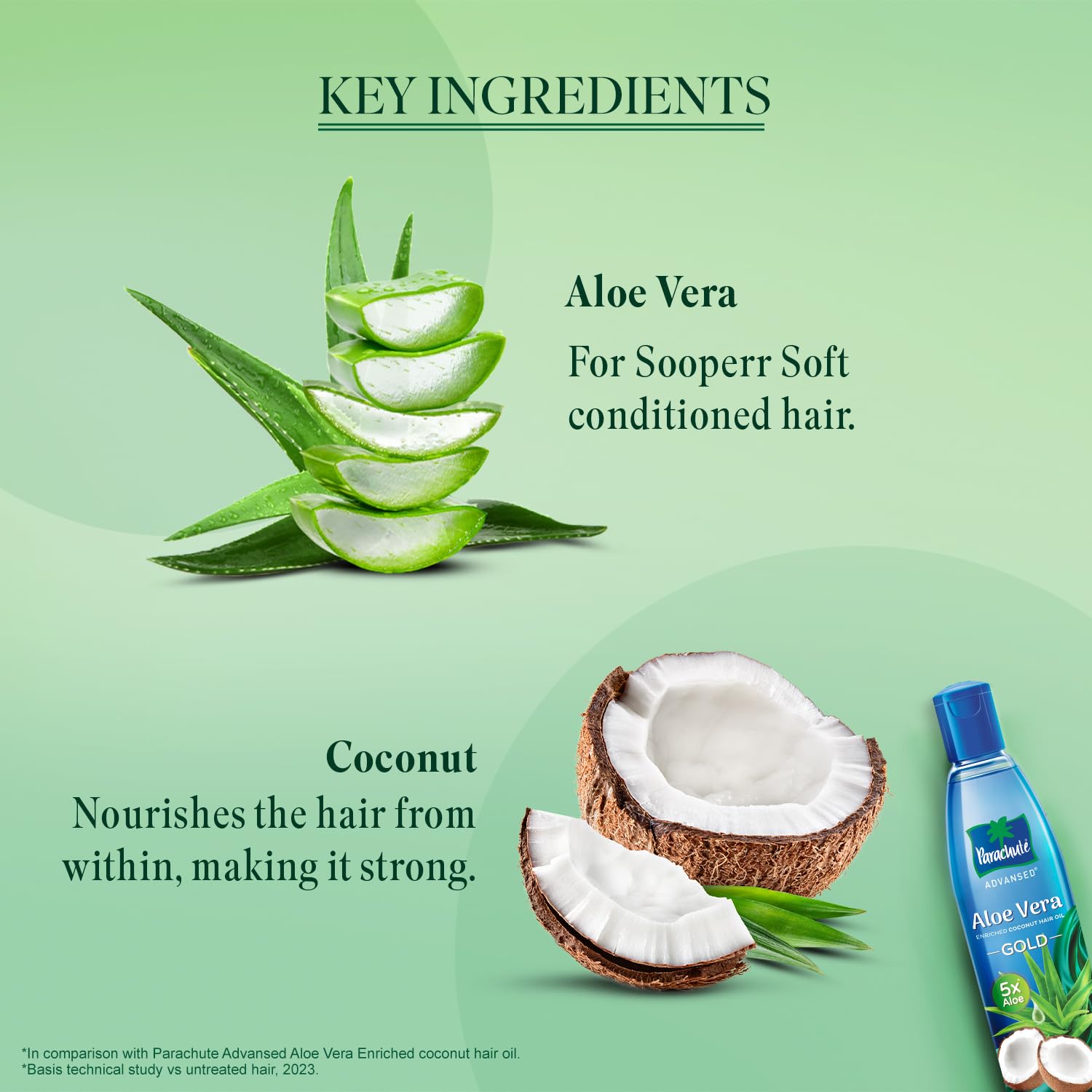 Parachute Advansed Aloe Vera Enriched Coconut Hair Oil Gold – view 4