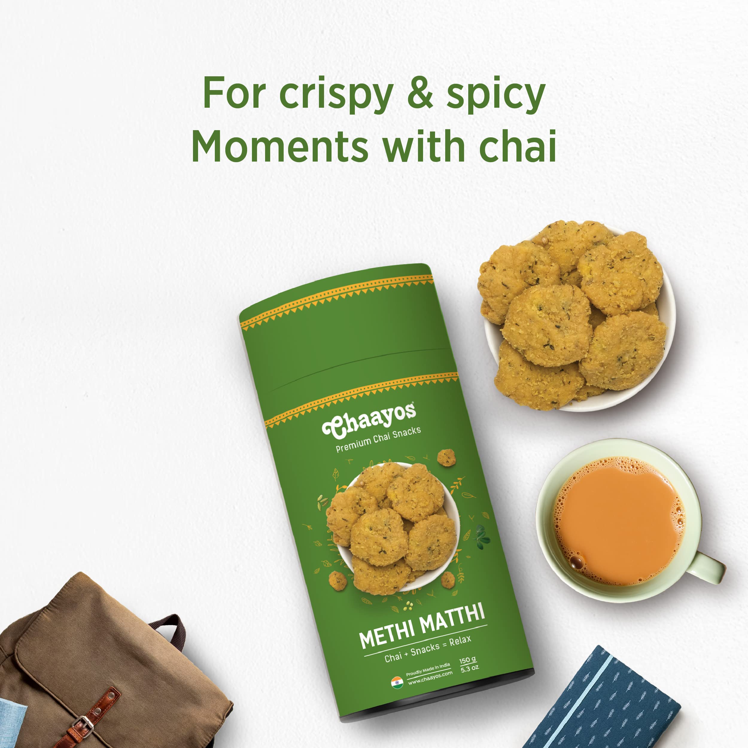 Chaayos Methi Mathri (450G Pack) – view 5