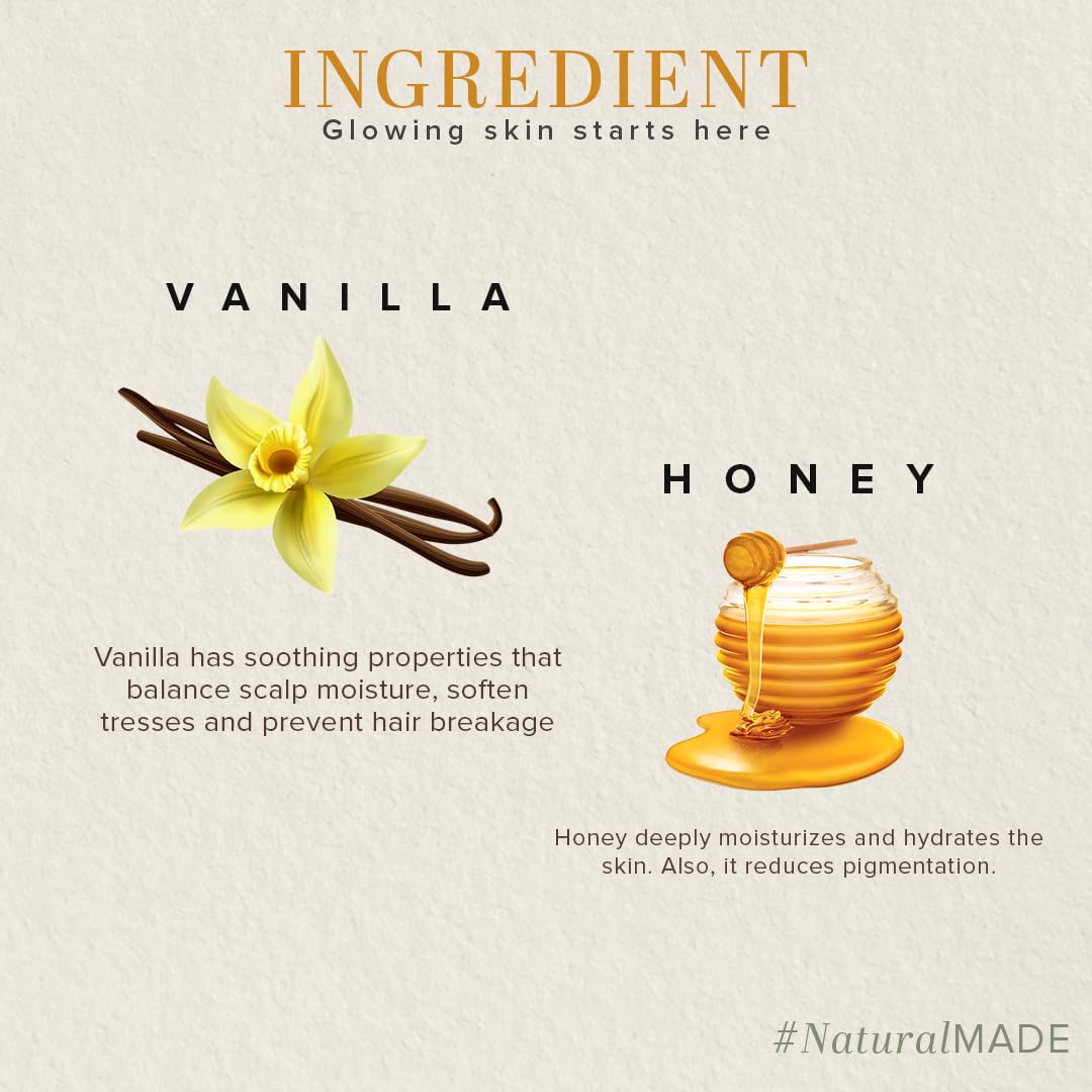 Khadi Natural Honey & Vanilla Hair Cleanser And Hair Conditioner – view 3