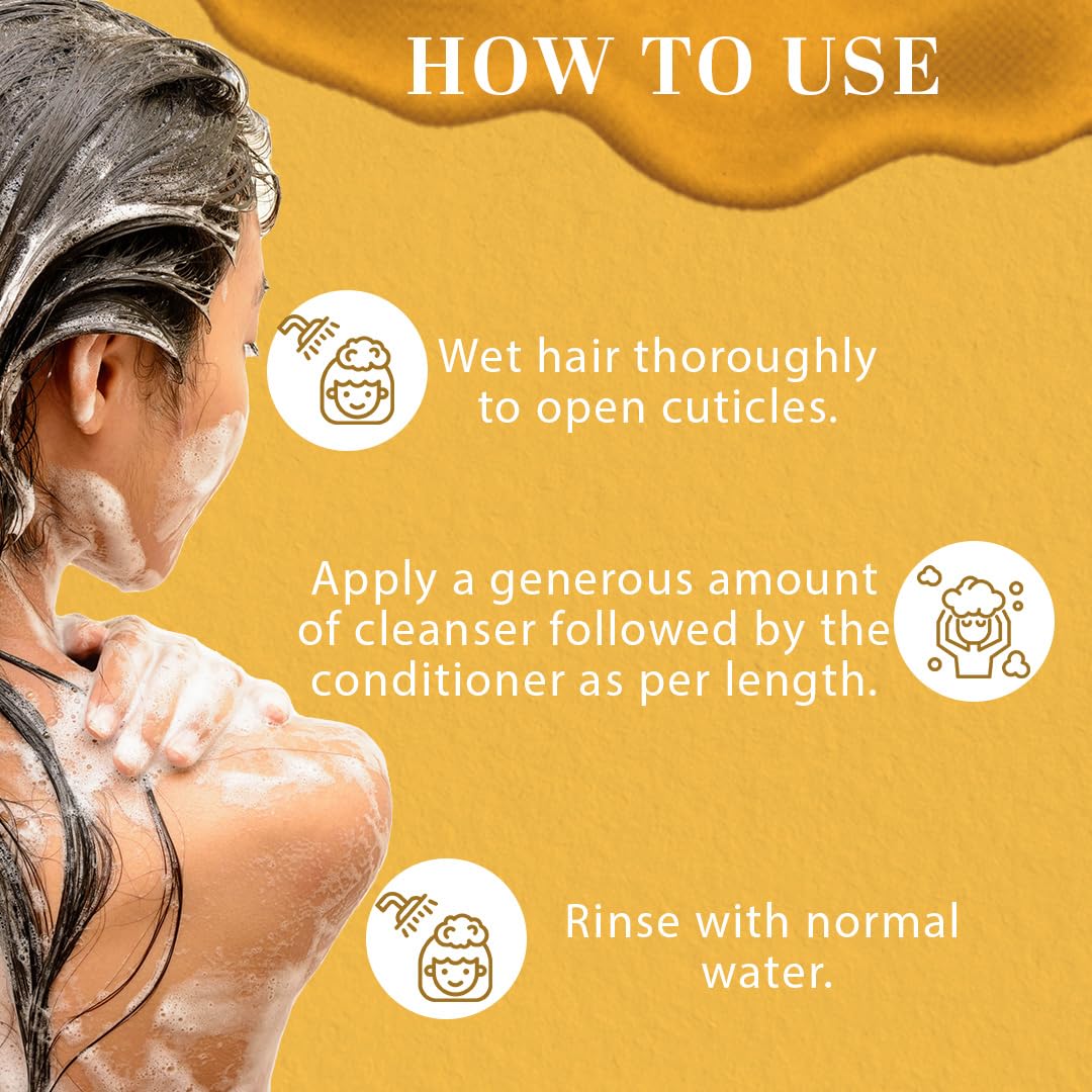 Khadi Natural Honey & Vanilla Hair Cleanser And Hair Conditioner – view 4