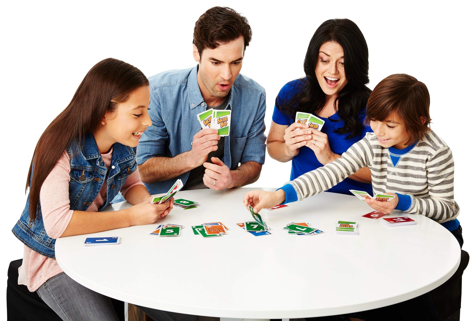 Mattel Uno Playing Card Game Reinhards Staupe's Blink The World's Fastest Card Game, Multi Color Skip Bo Card Game for Adult – view 7