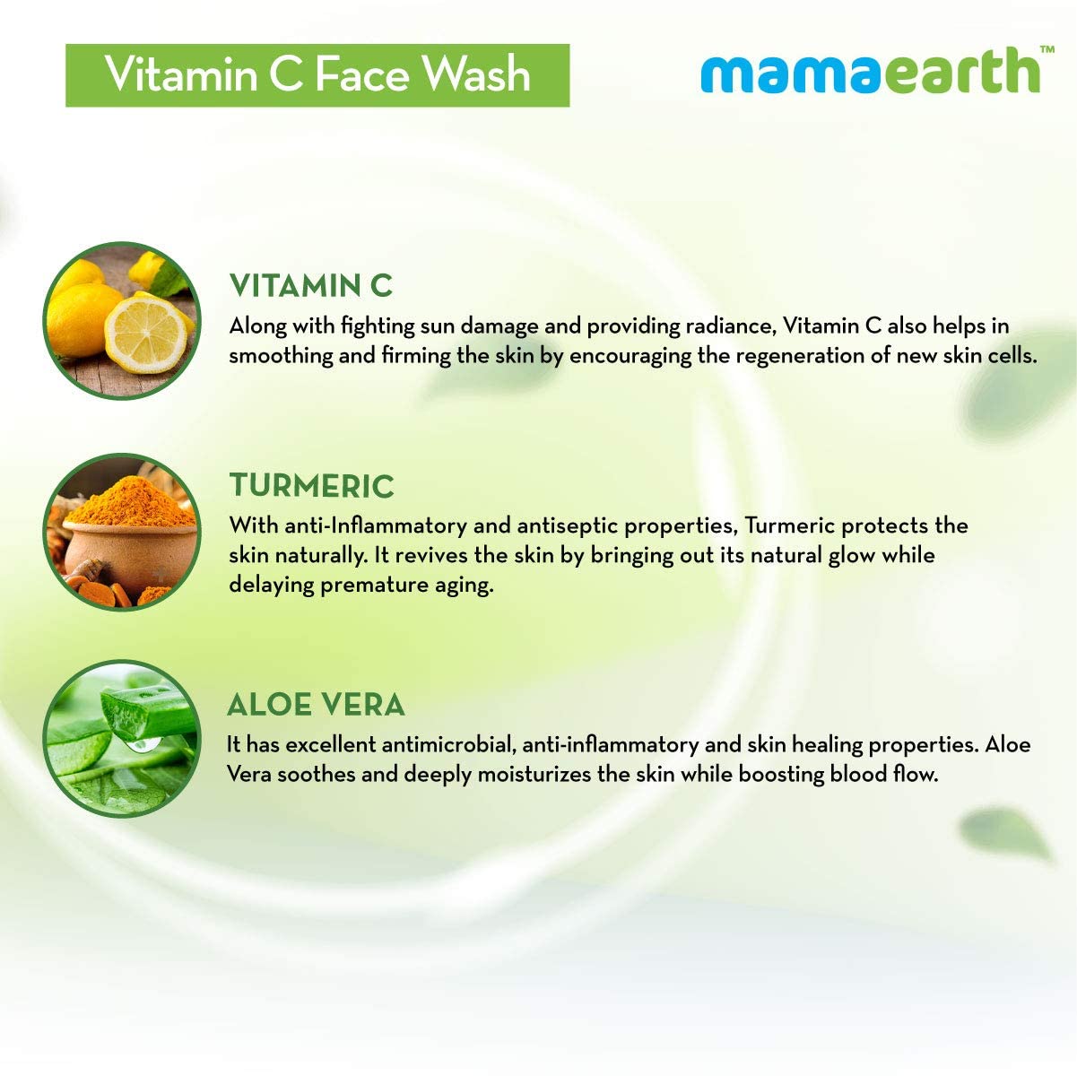 Mamaearth Vitamin C Face Wash for Women & Men 250ml- Toxin-Free & Oil-Free Face Wash for Acne-Prone, Dry & Oily Skin - Illuminates Skin – view 5