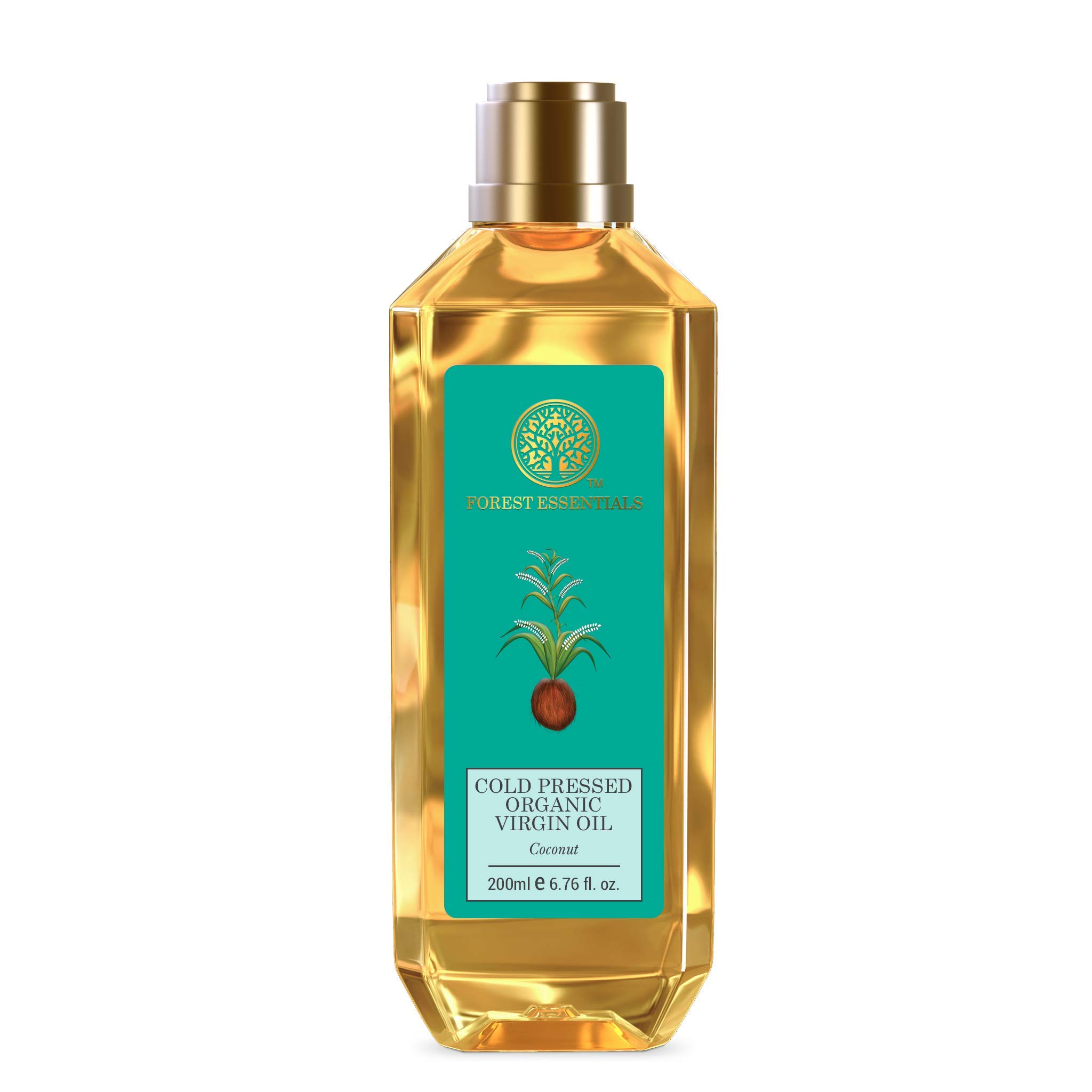 Forest Essentials Organic Cold Pressed Coconut Virgin Oil, 200ml & Forest Essentials Dasapushpadi Baby Hair and Body Wash, 200ml – view 3