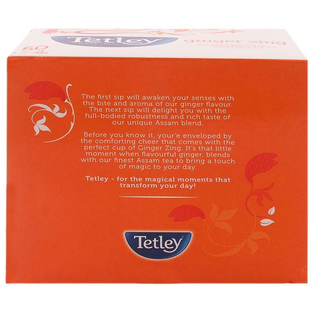 Tetley Ginger Leaf Tea Bags 50 Pcs – view 3