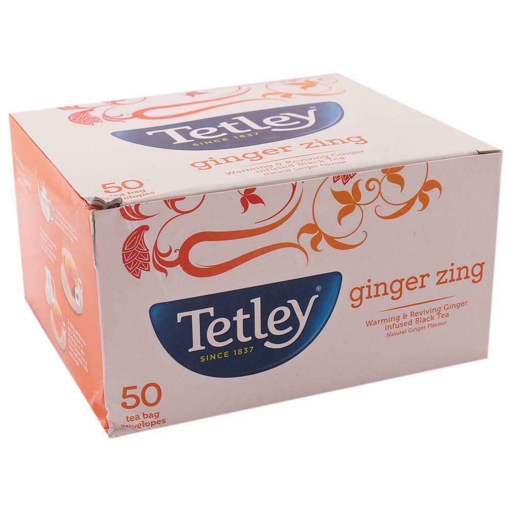 Tetley Ginger Leaf Tea Bags 50 Pcs – view 7