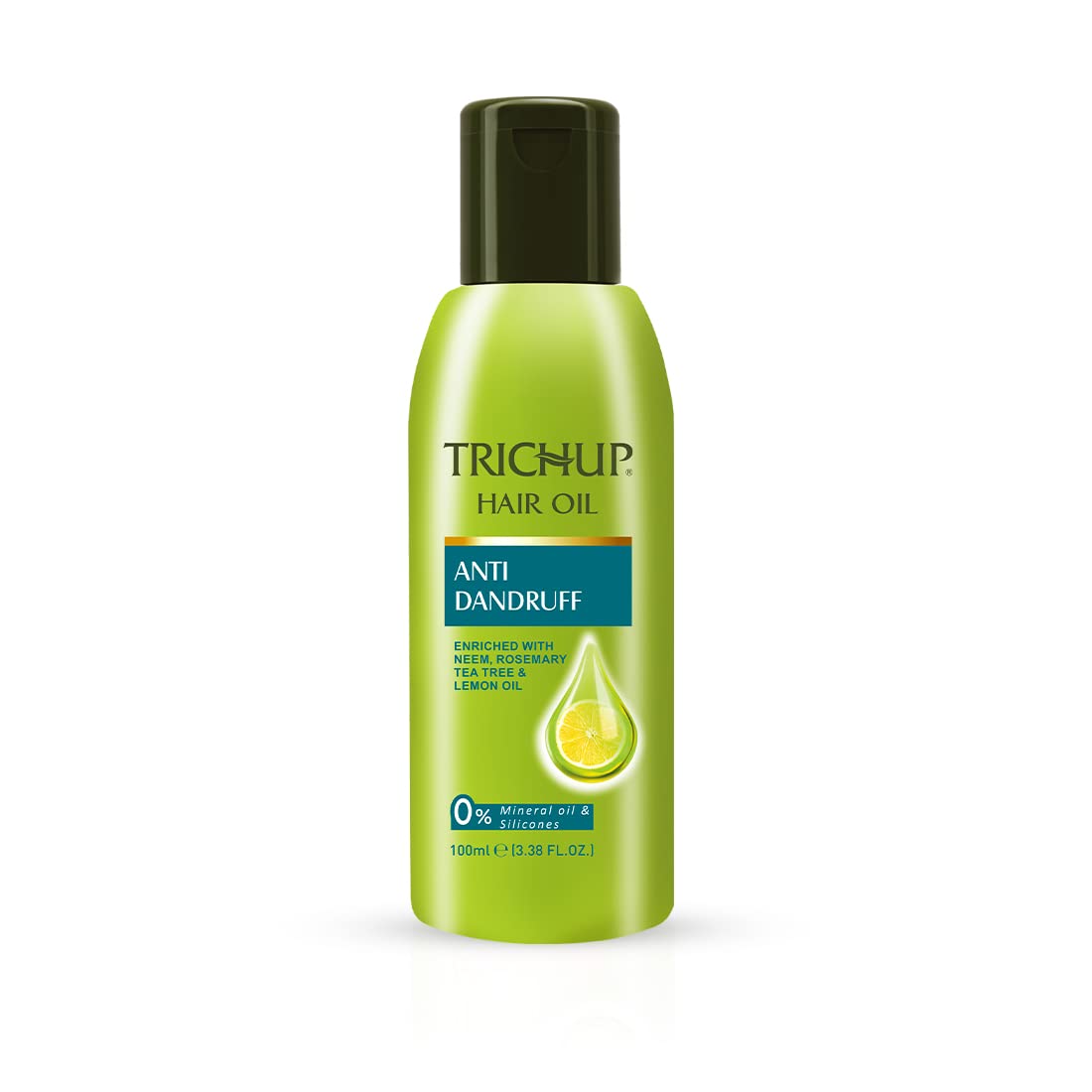 Trichup Anti-Dandruff Hair Oil - Enriched with Neem, Lemon, Rosemary & Tea Tree Oil - Help to Prevent Flakes and Dry Scalp -100ml (Pack of 3) – view 2