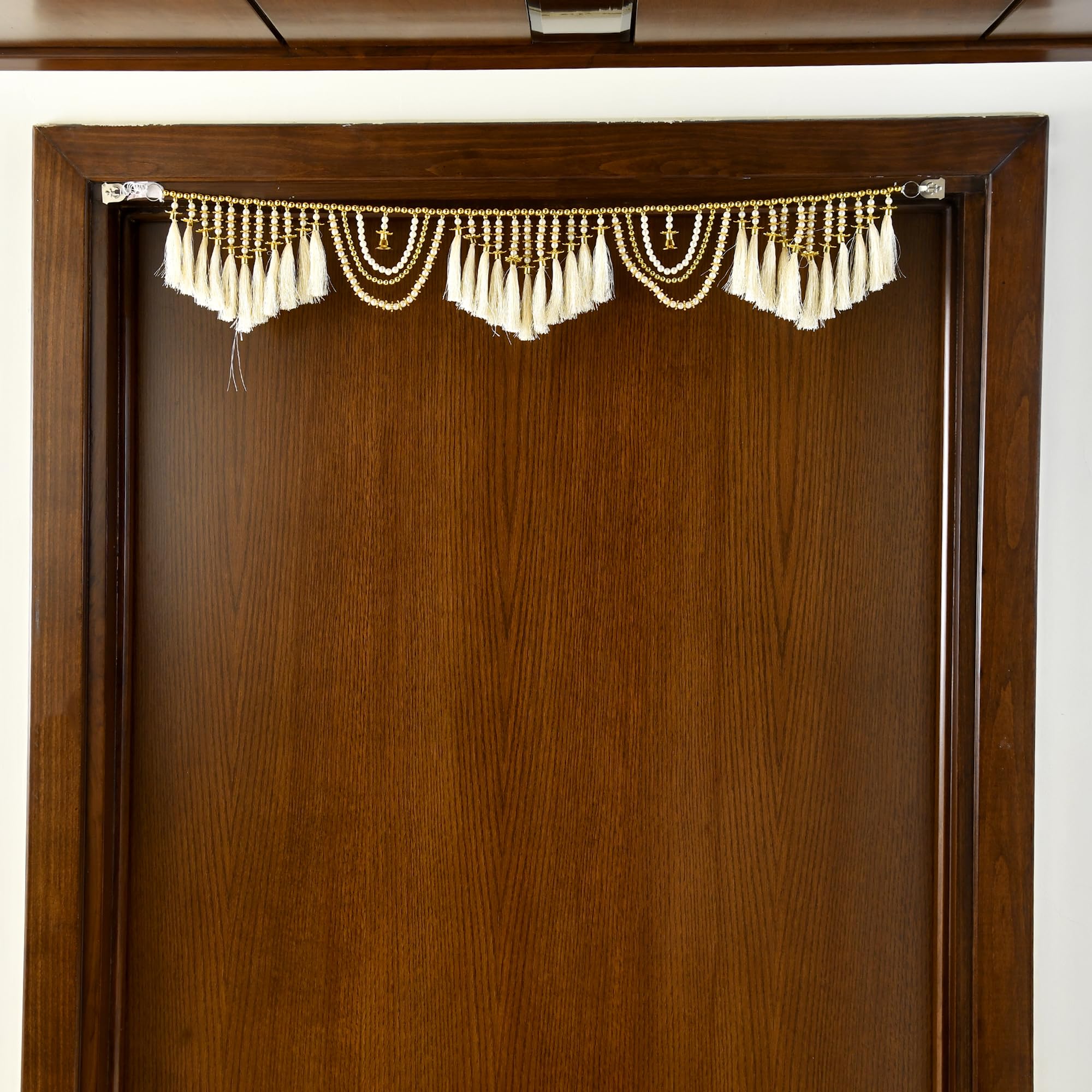 CraftVatika Toran for Door Entrance,Main Door, Mandir Bandhanwar for Home, Diwali Decoration Item Door Hanging Toranam for Pooja Room (Style2) – view 4