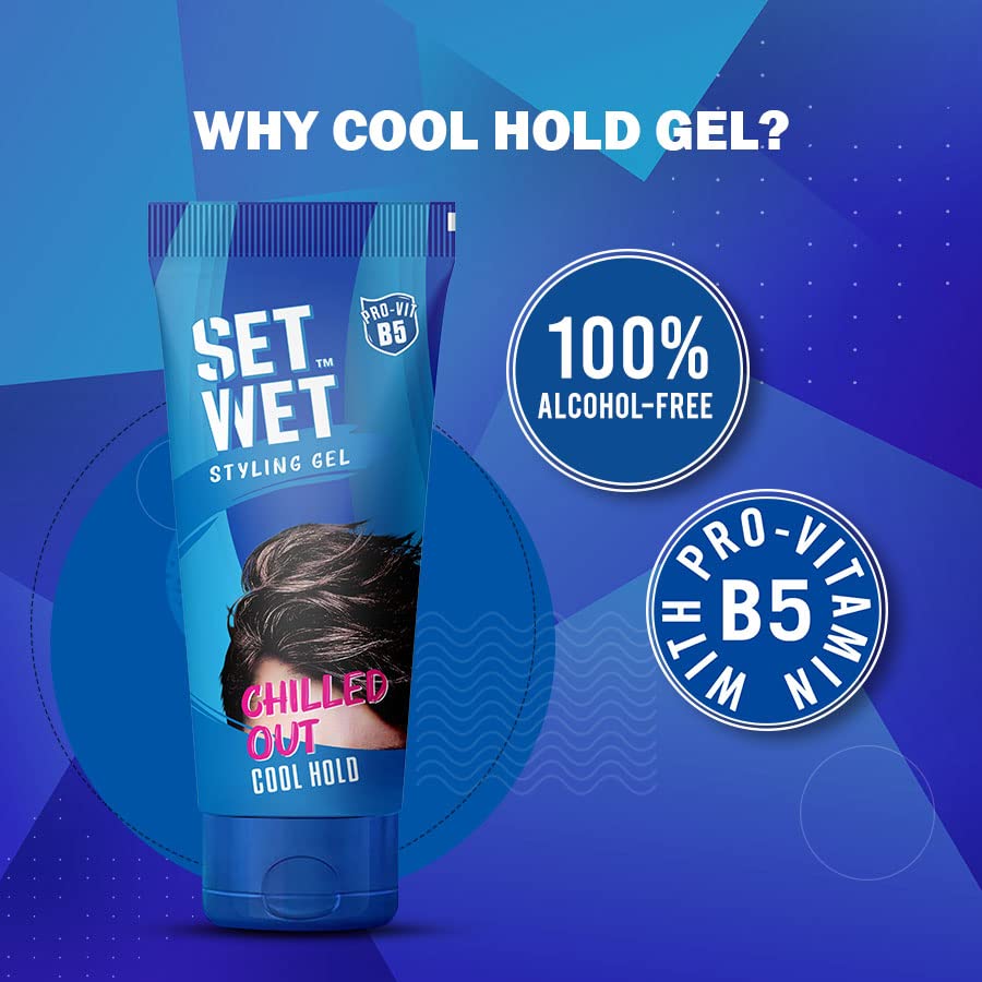Set Wet Styling Hair Gel for Men - Casually Cool, 100gm (Pack of 2) – view 2