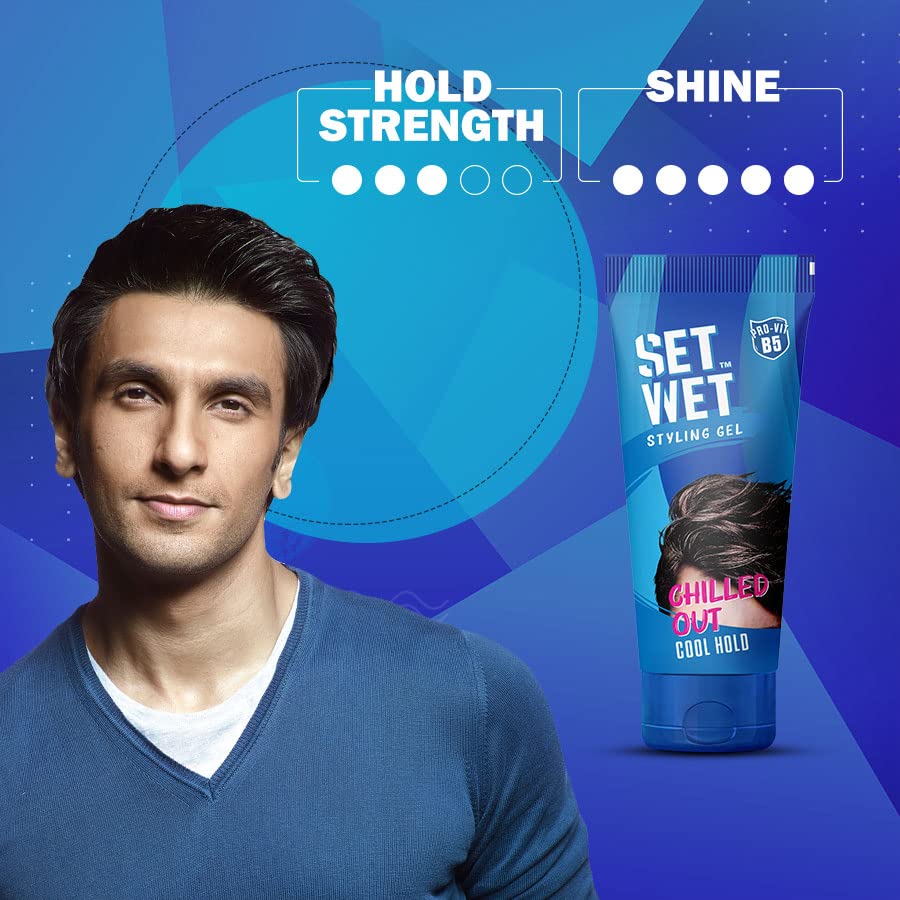 Set Wet Styling Hair Gel for Men - Casually Cool, 100gm (Pack of 2) – view 3