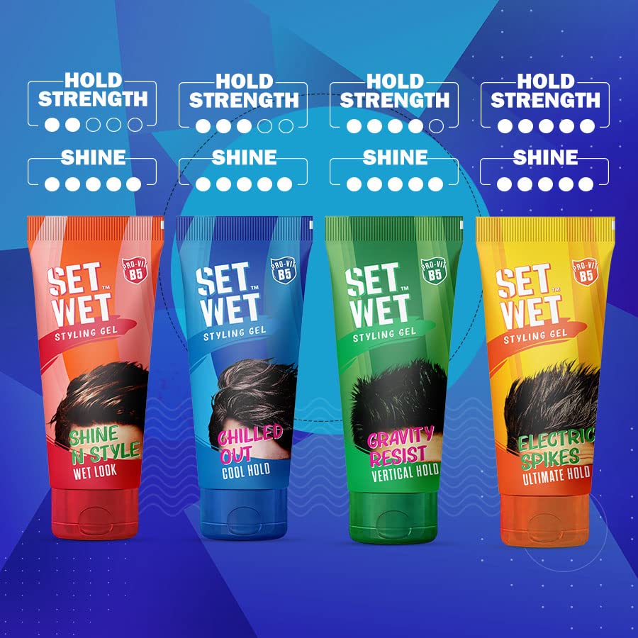Set Wet Styling Hair Gel for Men - Casually Cool, 100gm (Pack of 2) – view 6