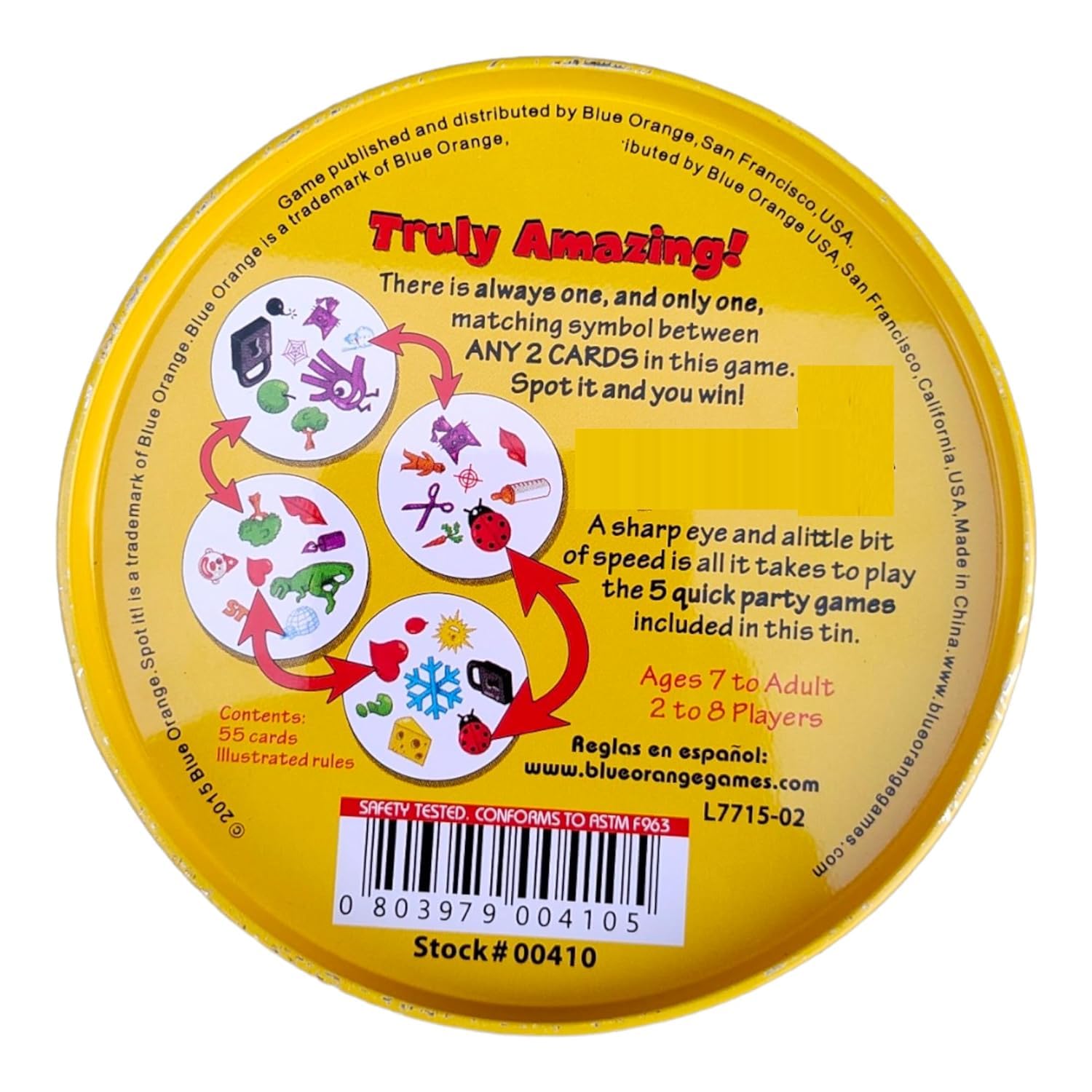 NIYANETAIL Classic Card Game for Kids Ages 6+, 2 to 8 Players, Quick 15-Minute Playtime, Environmentally Friendly Eco-Blister Packaging for Endless Fun and Entertainment (Red) – view 2