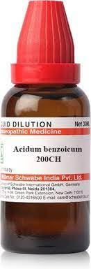 Dr. Willmar Schwabe India Acidum Benzoicum liquid bottles, 30 ml each