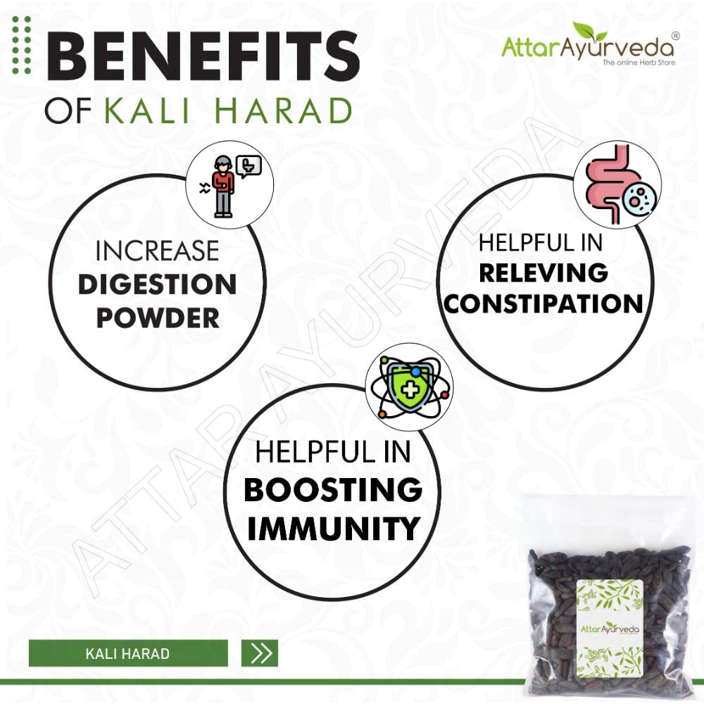 Attar Ayurveda Choti Harad - Kali Harad (250 Grams) – view 6