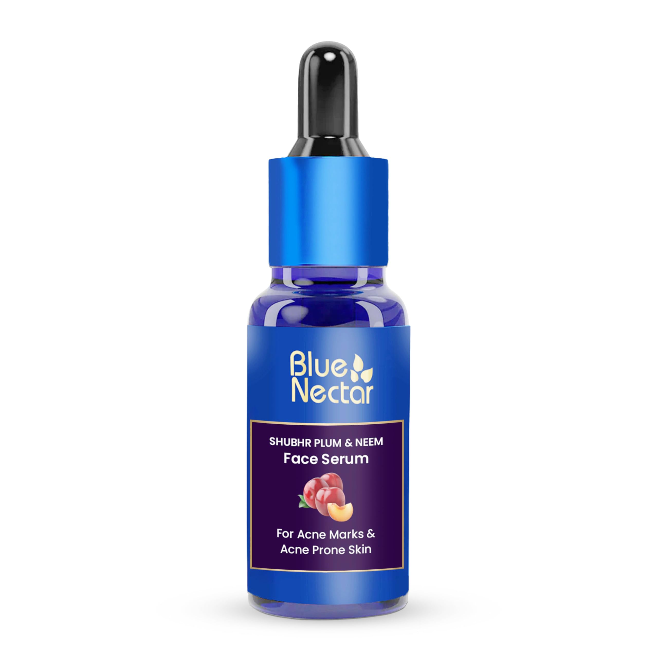 Oil-free Blue Nectar plum serum with plant-based vitamin C