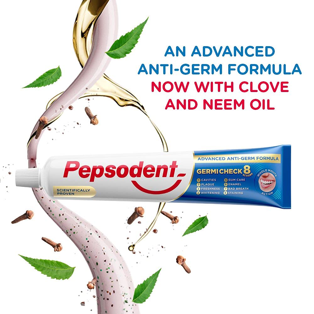Pepsodent Germicheck 200g 8 Actions, Whole Mouth Toothpaste Fights Teeth, Gum & Tongue Germs, Prevents Cavity, Helps Teeth Whitening & Oral Hygiene – view 7