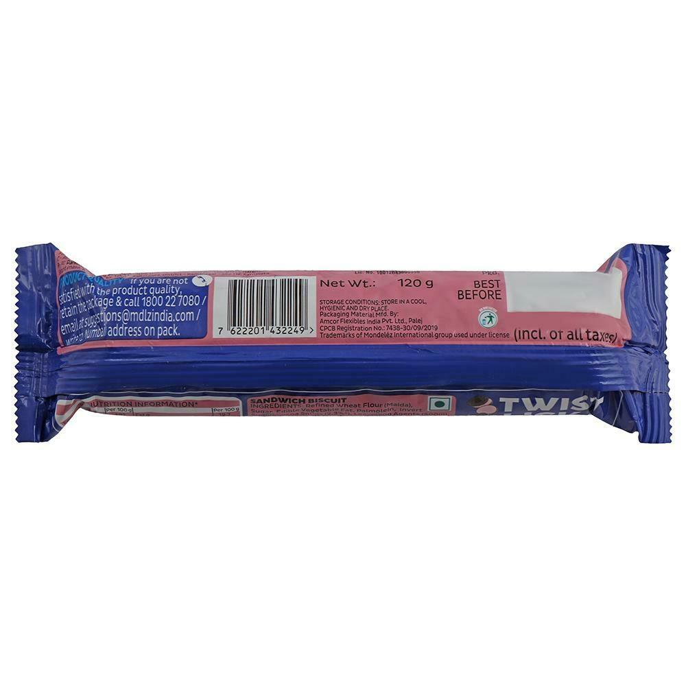 Cadbury Oreo Strawberry Creme Biscuits 113.75 G – view 3