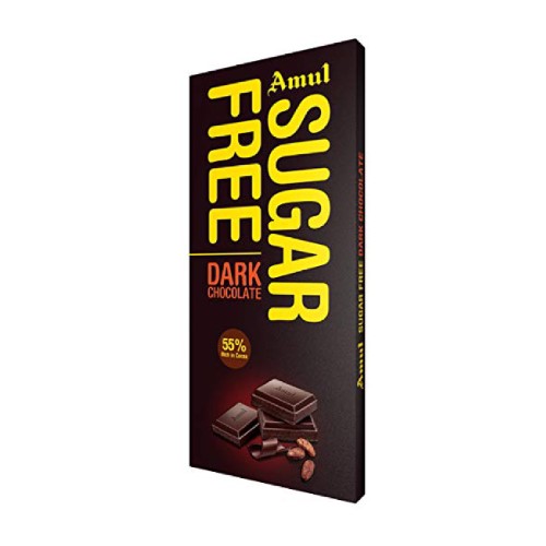 Amul Sugar Free Dark Chocolate Bar 150 G